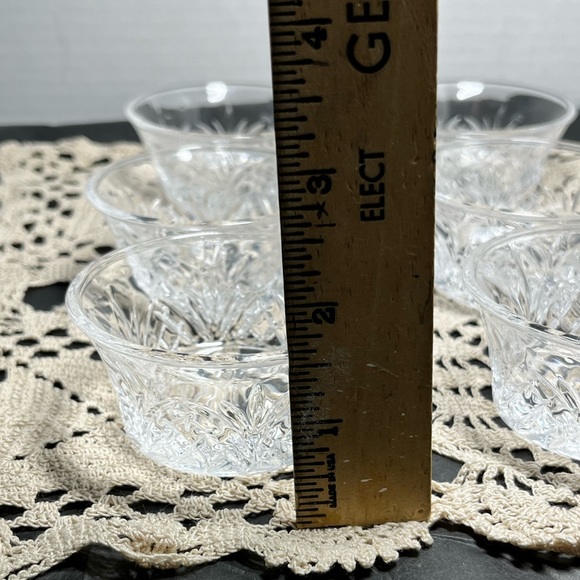 Godinger Freedom Lead Crystal Dessert Bowls – Set of 6 - Vintage - Picture 9 of 17